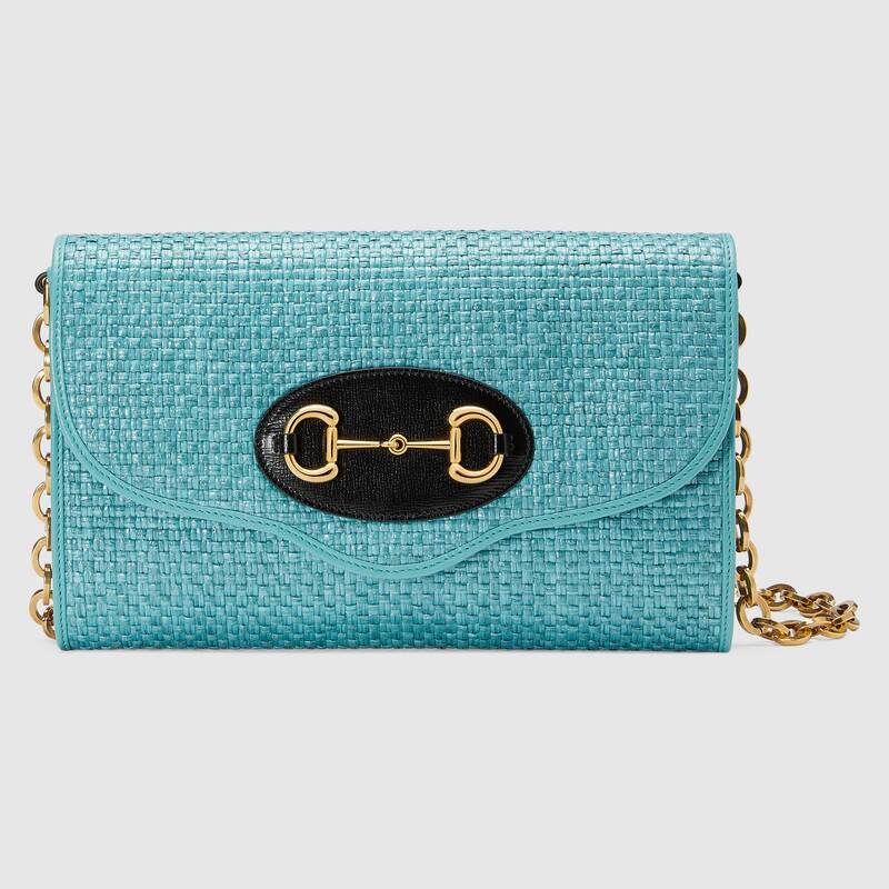 Gucci Horsebit 1955 Small Shoulder Bag 655667 Pastel blue